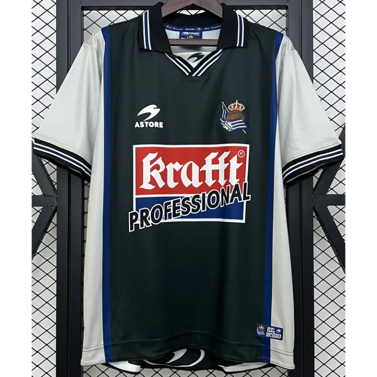 2000-2002 Real Sociedad - Camiseta RETRO - Suplente