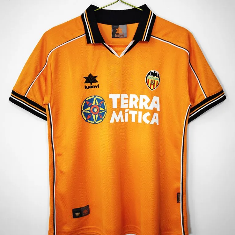 1999-2000 Valencia - Camiseta RETRO - Suplente