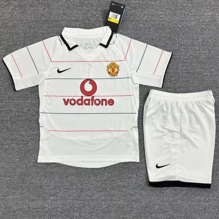 2003-2005 Man Utd - Camiseta Infantil RETRO - Suplente