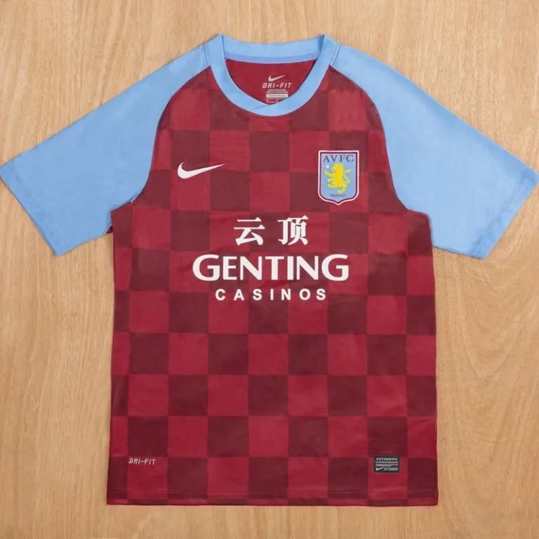 2011-2012 Aston Villa - Camiseta RETRO - Titular