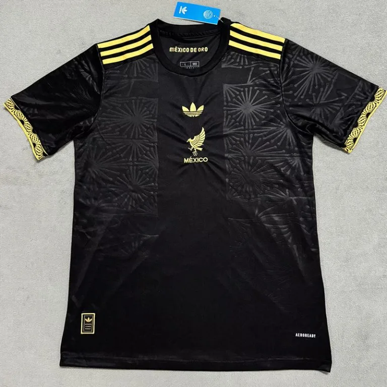 25-26 México - Camiseta Versión Hincha - Negro - Copa de Oro