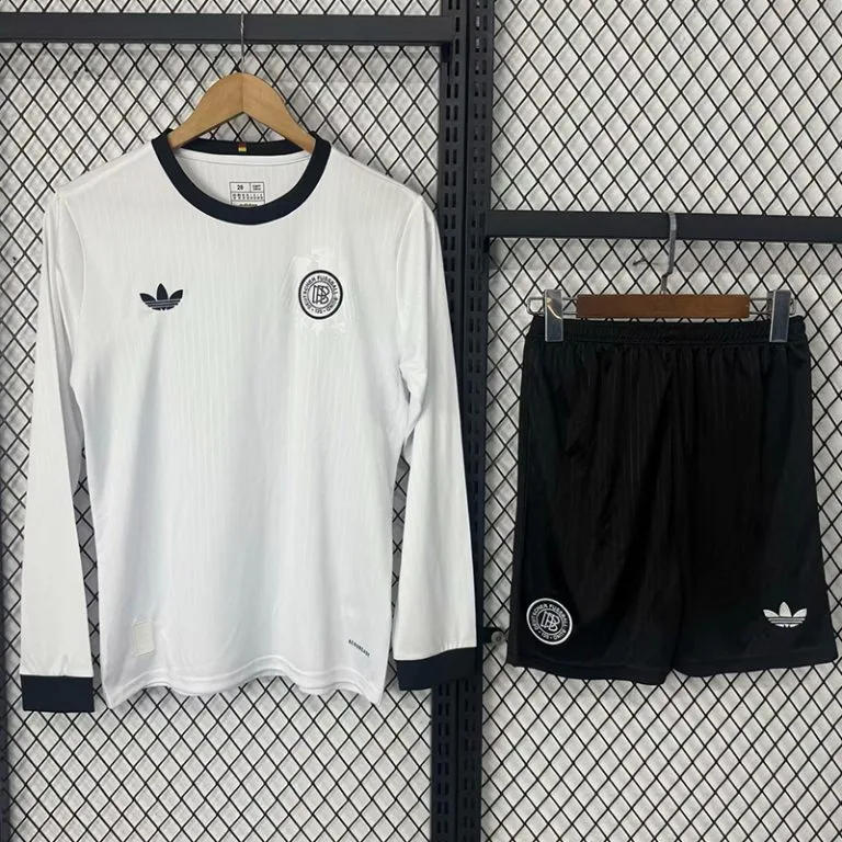 24-25 Alemania - Camiseta Infantil - Blanco - Manga larga - 125.º aniversario