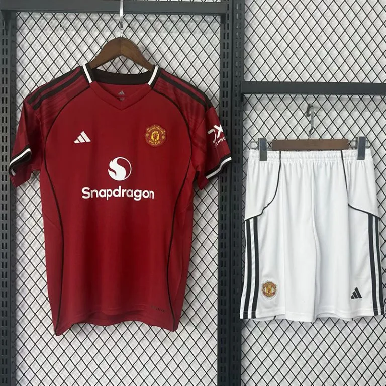 25-26 Man Utd - Camiseta Infantil - Titular