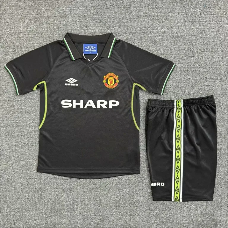 1998 Man Utd - Camiseta Infantil RETRO - Tercera