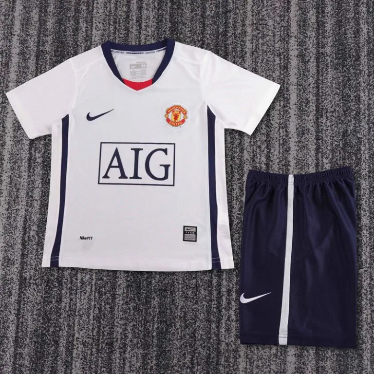 2008-2009 Man Utd - Camiseta Infantil RETRO - Suplente