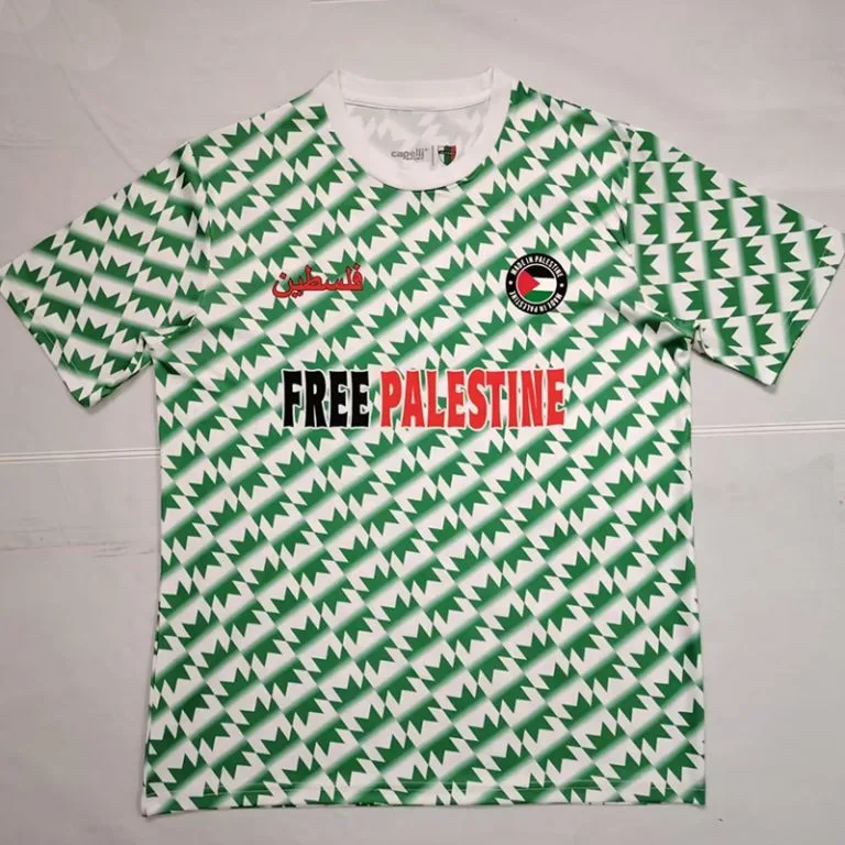 Palestina FC - Camiseta RETRO - Verde y Blanco