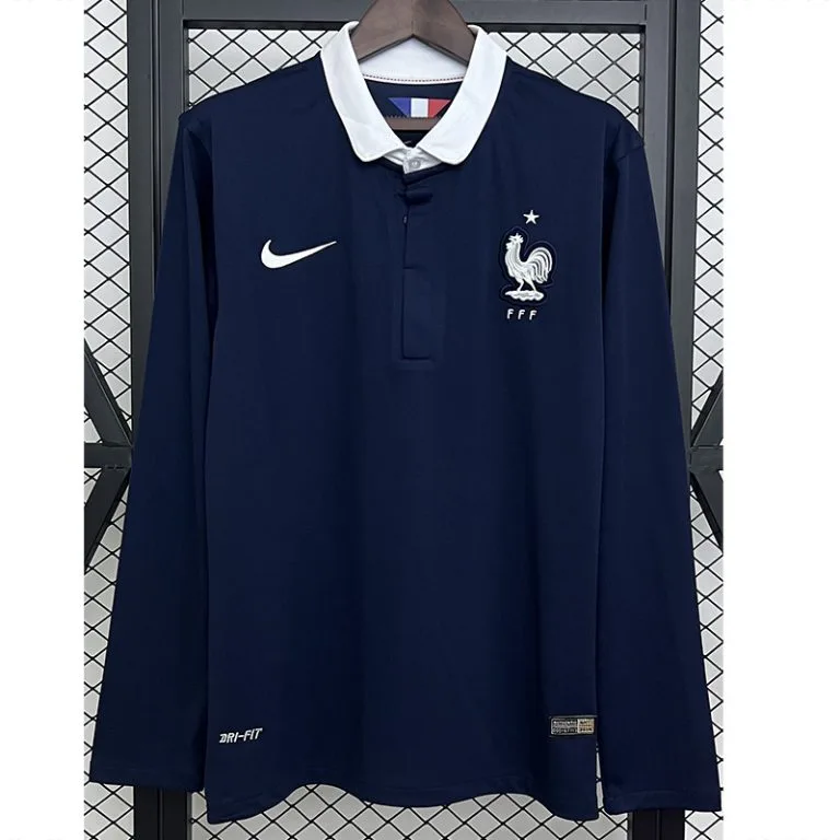 2014 Francia - Camiseta RETRO - Titular - Manga larga