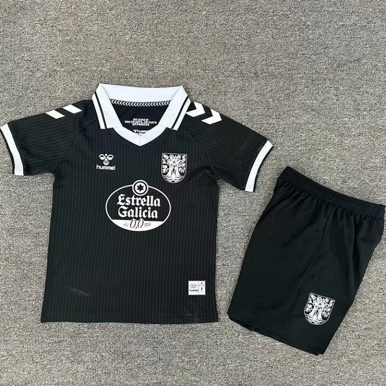 25-26 Celta - Camiseta Infantil - Negro - 100.º aniversario