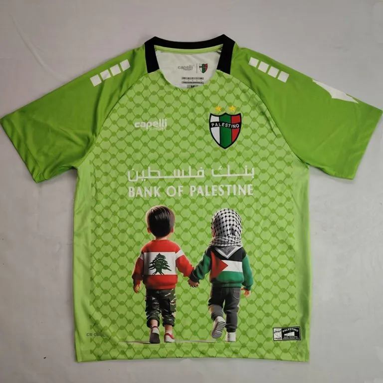 25-26 Deportivo Palestino - Camiseta - Fluorescente y Verde - Edición Especial Hincha