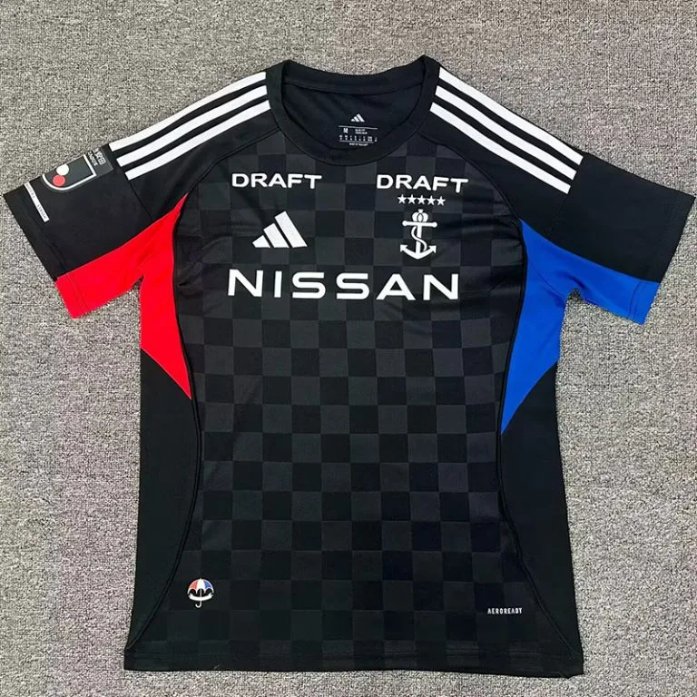 25-26 Yokohama F. Marinos - Camiseta Versión Hincha - Negro