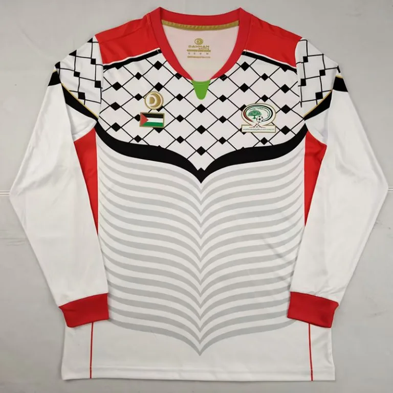 2016-2017 Palestina FC - Camiseta RETRO - Blanco - Manga larga