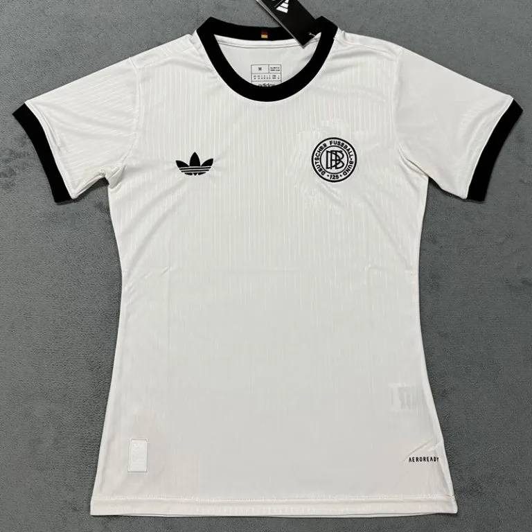 24-25 Alemania - Camiseta Versión Mujer - Blanco - 125.º aniversario