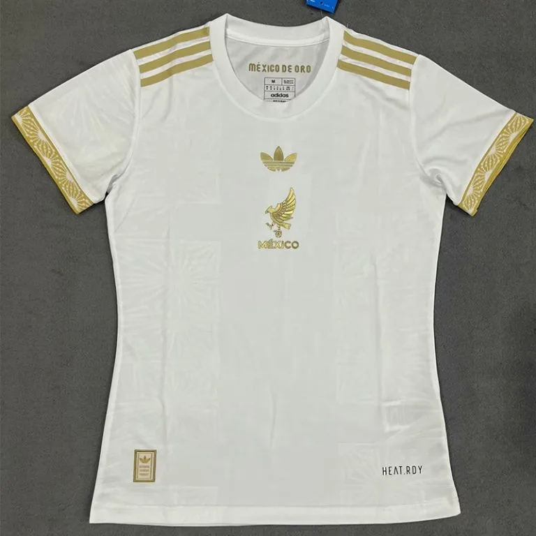 25-26 México - Camiseta Versión Mujer - Blanco - Edición especial