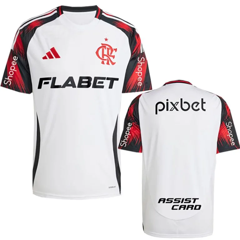 25-26 Flamengo - Camiseta Versión Hincha - Suplente - Print - Sponsor