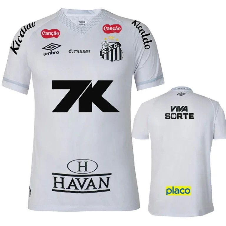 25-26 Santos FC - Camiseta Versión Hincha - Titular - Print - Sponsor