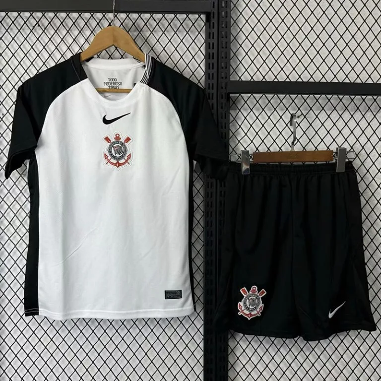 25-26 Corinthians - Camiseta Infantil - Titular