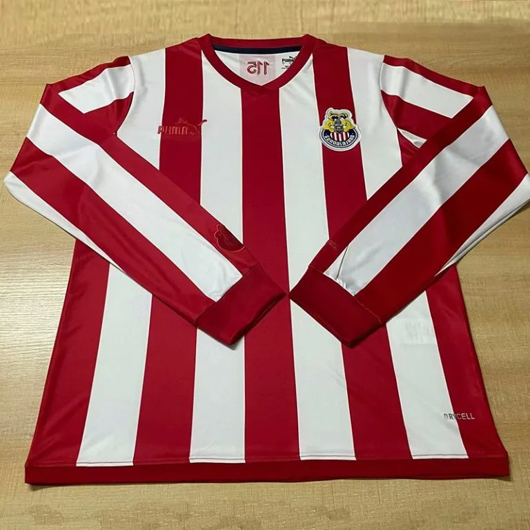 21-22 Chivas - Camiseta RETRO - Manga larga - 125.º aniversario