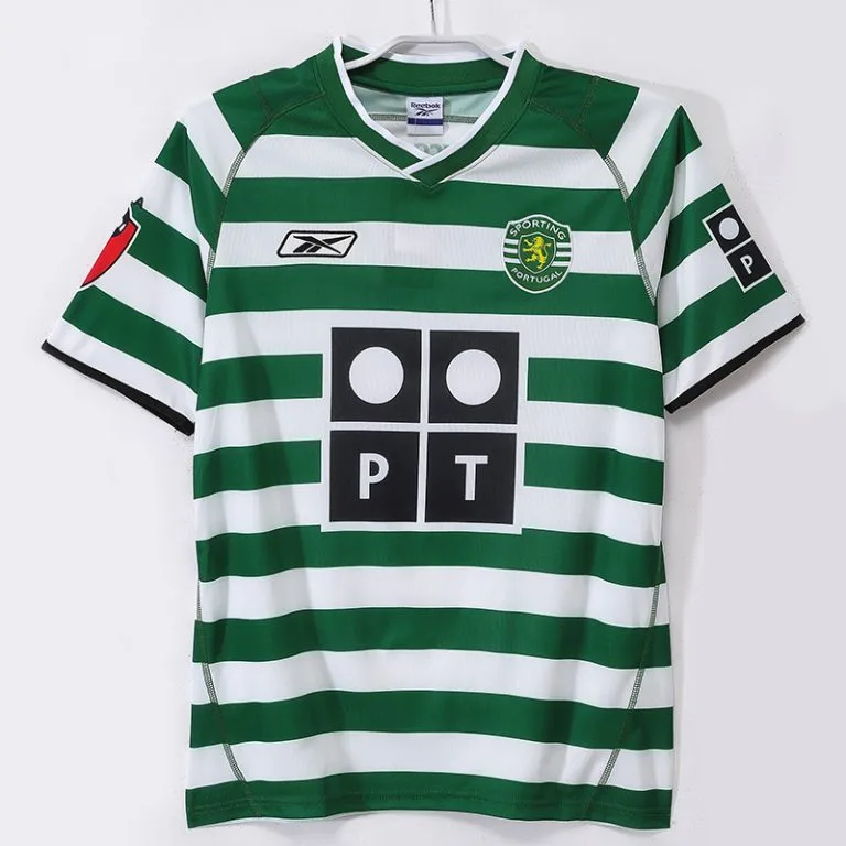 2003-2004 Sporting Lisbon - Camiseta RETRO - Titular
