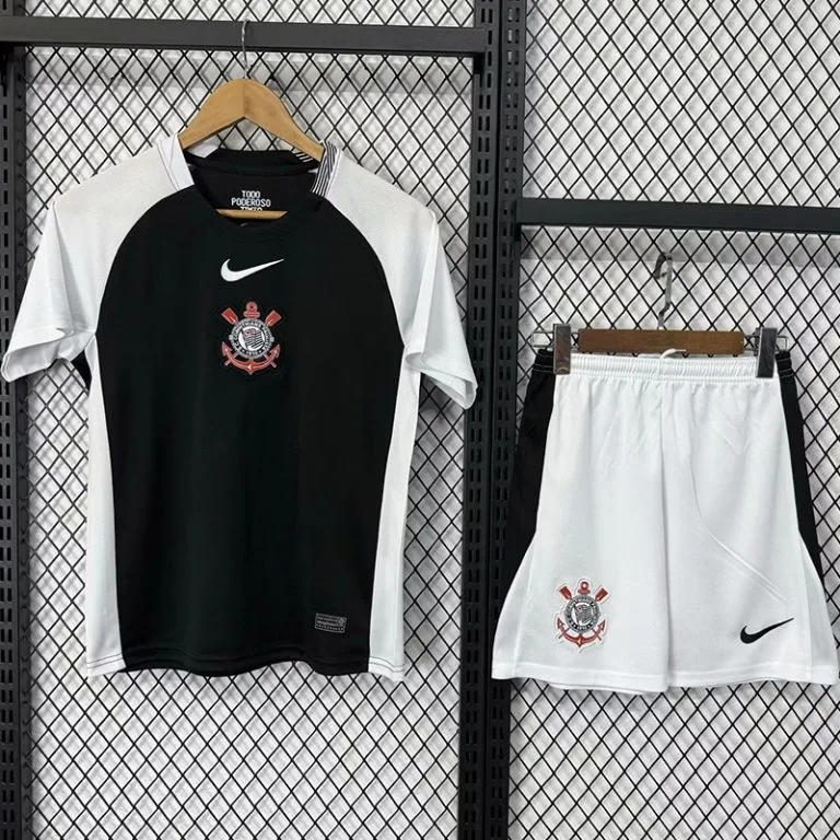 25-26 Corinthians - Camiseta Infantil - Suplente