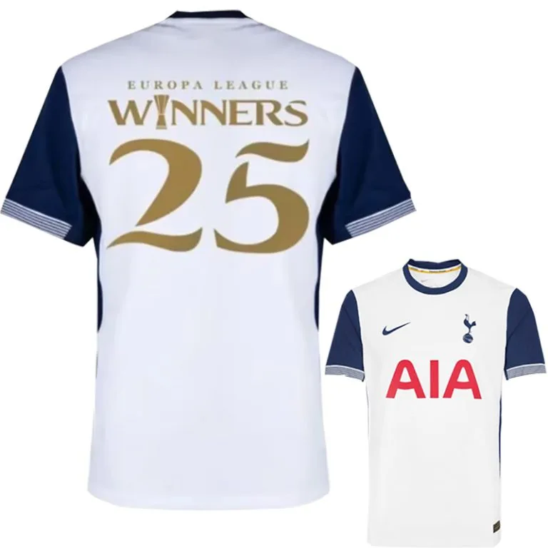 24-25 TOT - Camiseta Versión Hincha - Titular - Print - Europa League - Ganadores