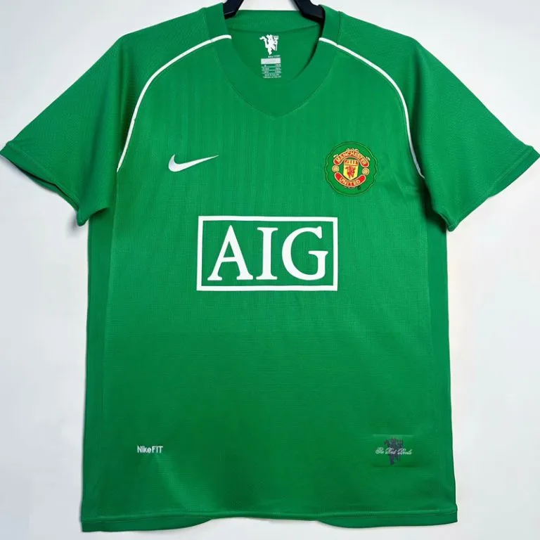 2007-2008 Man Utd - Camiseta Arquero RETRO - Verde