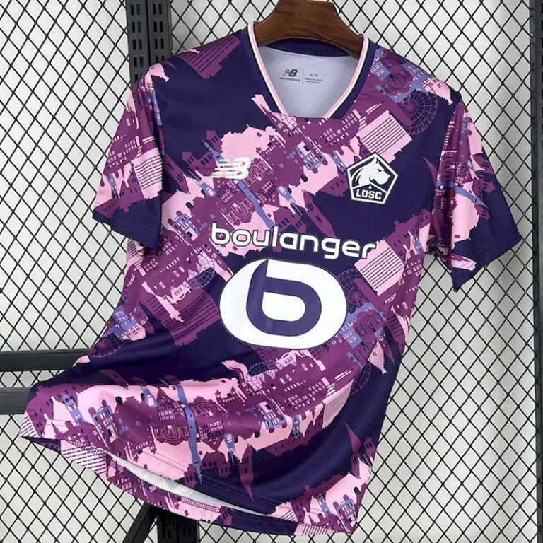 25-26 Lille - Camiseta Versión Hincha - Púrpura