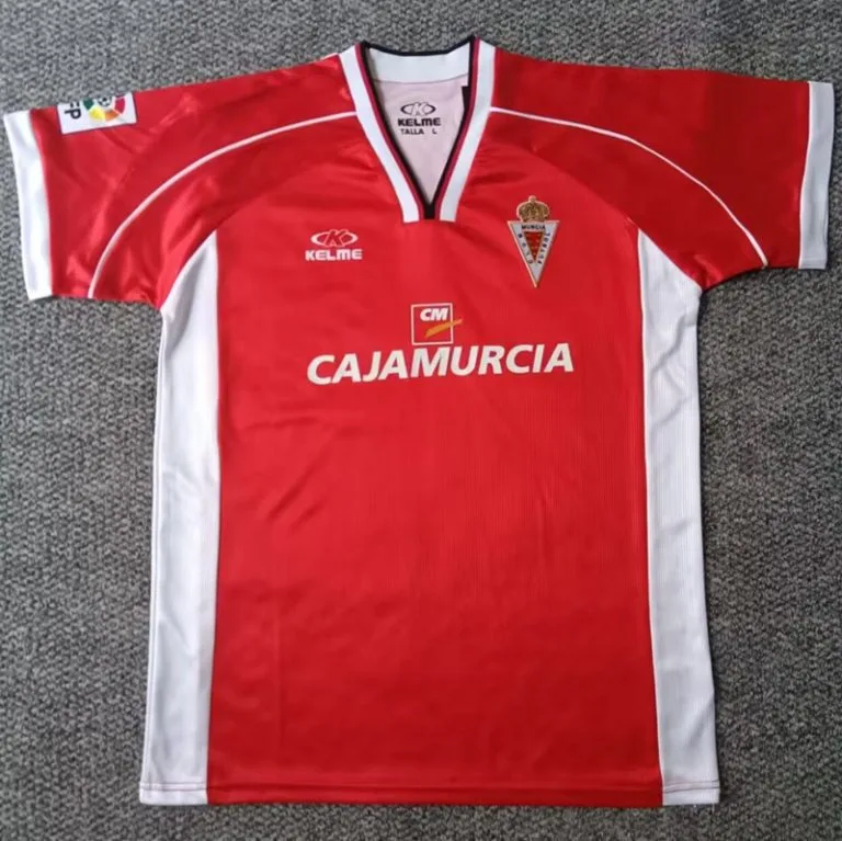 1999-2001 Real Murcia - Camiseta RETRO - Rojo