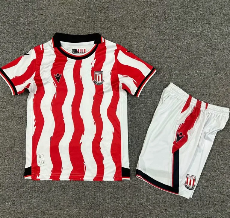25-26 Stoke City - Camiseta Infantil - Titular