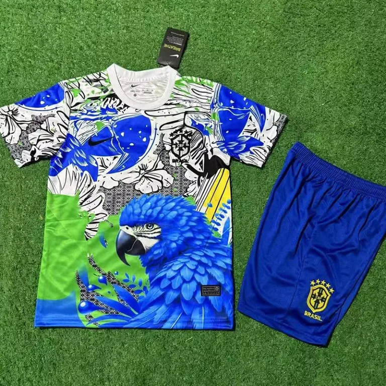 25-26 Brasil - Camiseta Infantil - Azul - Edición especial