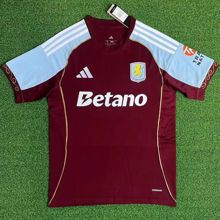 25-26 Aston Villa - Camiseta Versión Hincha - Titular