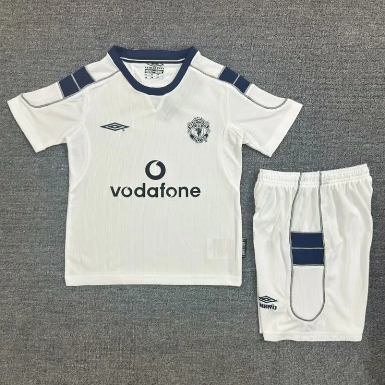 2000-2001 Man Utd - Camiseta Infantil RETRO - Suplente