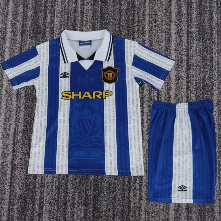 1994-1996 Man Utd - Camiseta Infantil RETRO - Suplente