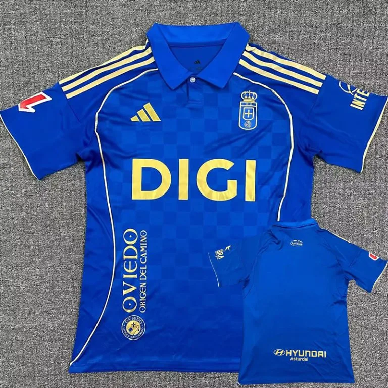 25-26 Real Oviedo - Camiseta Versión Hincha - Titular