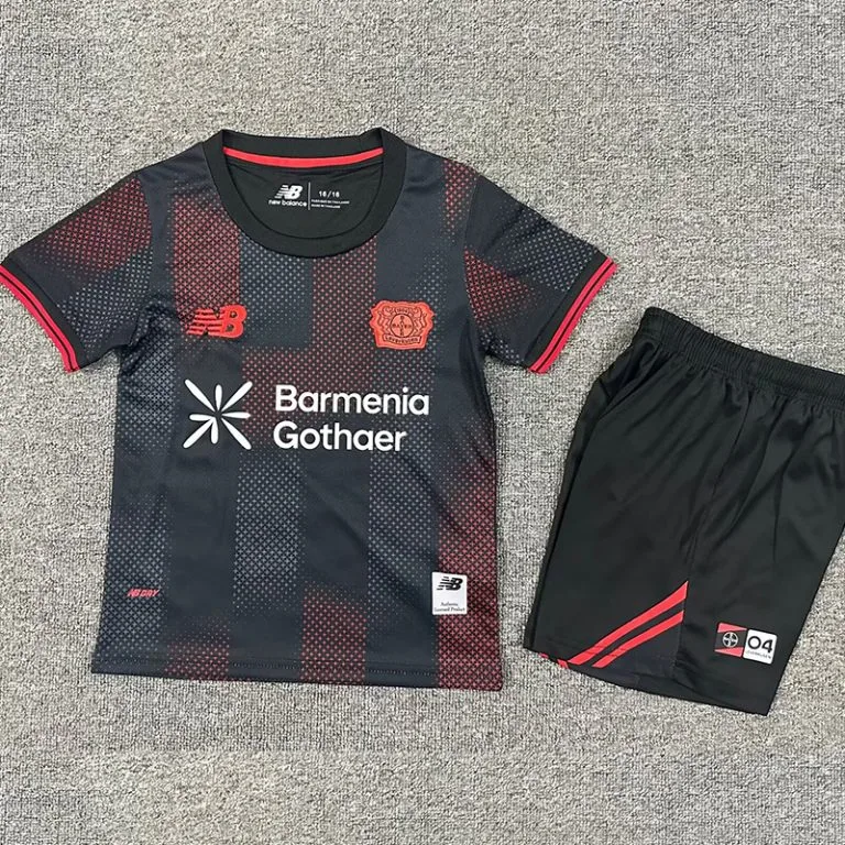 25-26 Leverkusen - Camiseta Infantil - Negro
