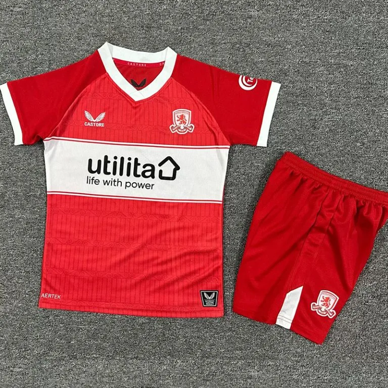 25-26 Middlesbrough - Camiseta Infantil - Titular