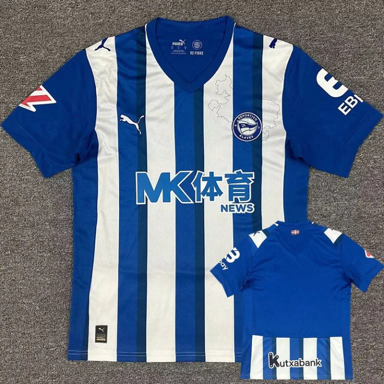 25-26 Alavés - Camiseta Versión Hincha - Titular