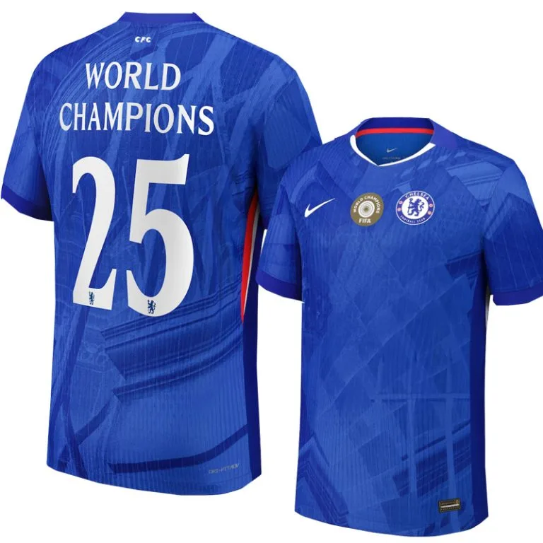 25-26 CHE - Camiseta Versión Hincha - Titular - Print - Campeones del Mundo