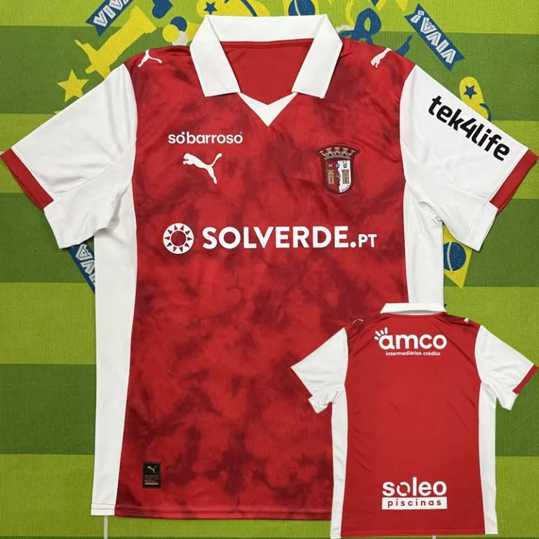 25-26 Braga - Camiseta Versión Hincha - Titular