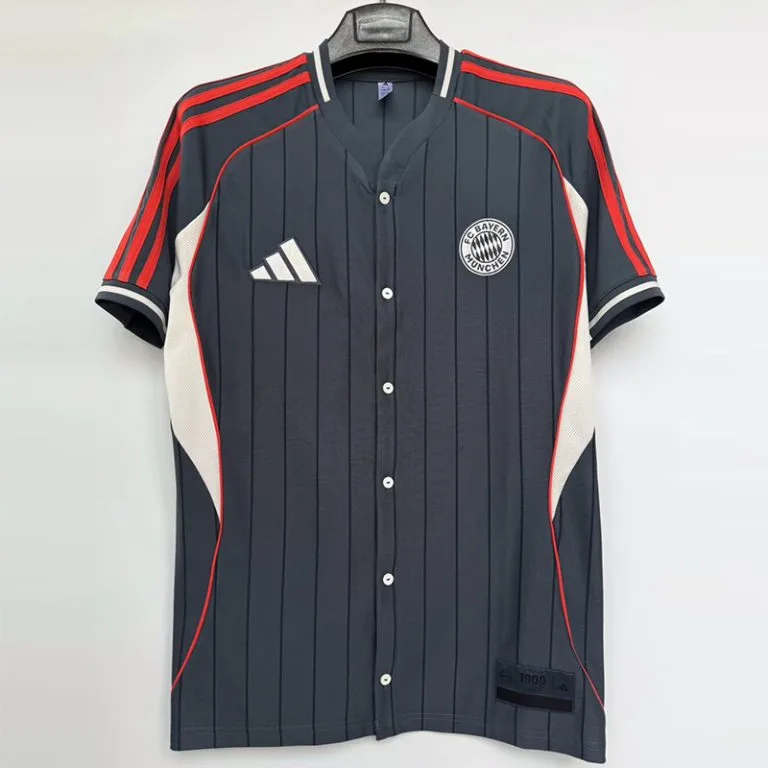 25-26 Bayern - Camiseta de Béisbol - Gris - Edición Casual