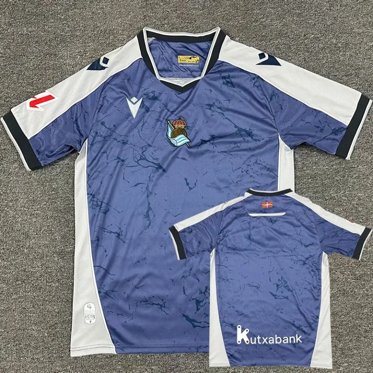 25-26 Real Sociedad - Camiseta Versión Hincha - Suplente