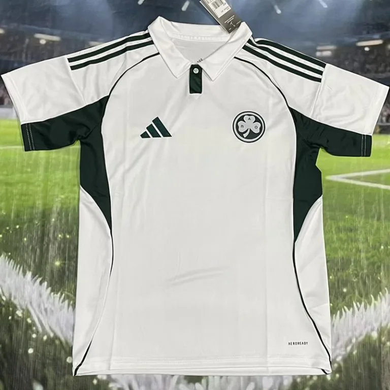 25-26 Panathinaikos - Camiseta Versión Hincha - Blanco