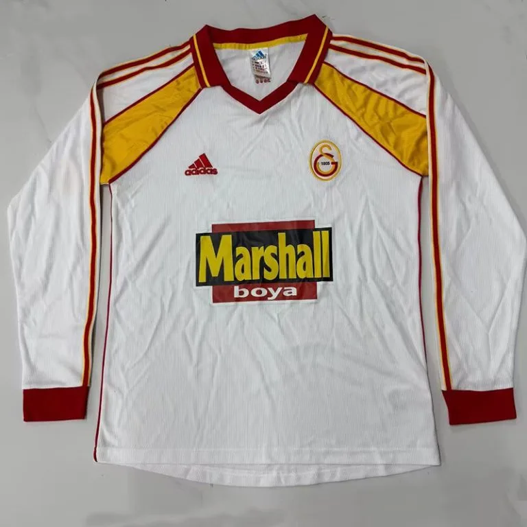 1999-2000 Galatasaray - Camiseta RETRO - Suplente - Manga larga