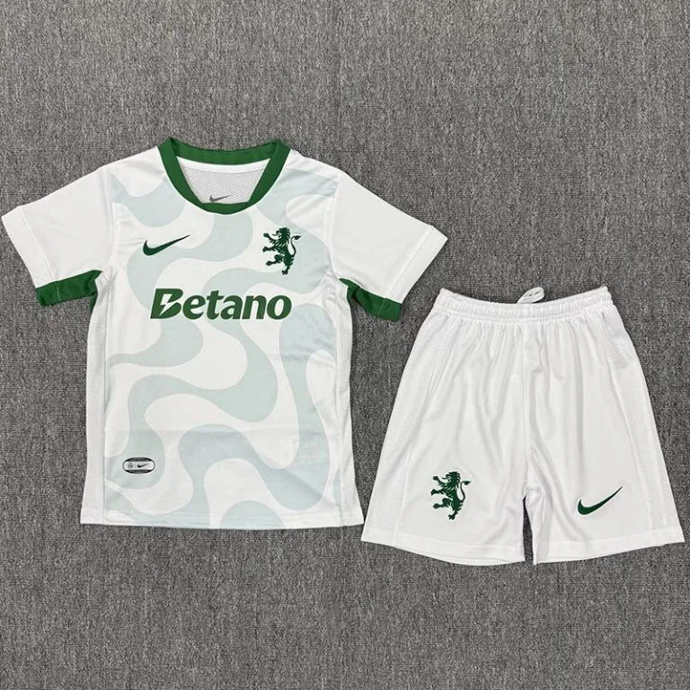 25-26 Sporting Lisbon - Camiseta Infantil - Blanco