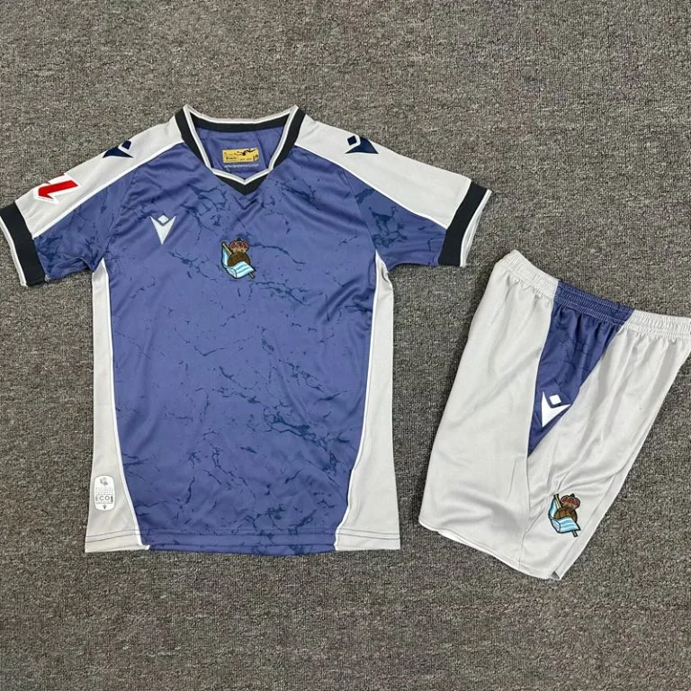 25-26 Real Sociedad - Camiseta Infantil - Suplente