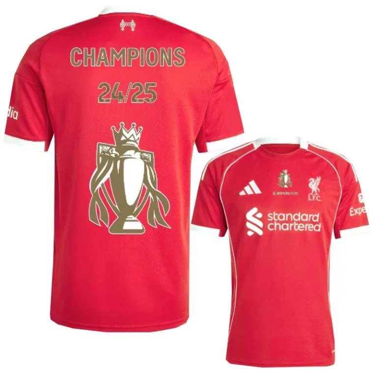 25-26 LIV - Camiseta Versión Hincha - Titular - Print - Campeones - Trofeo