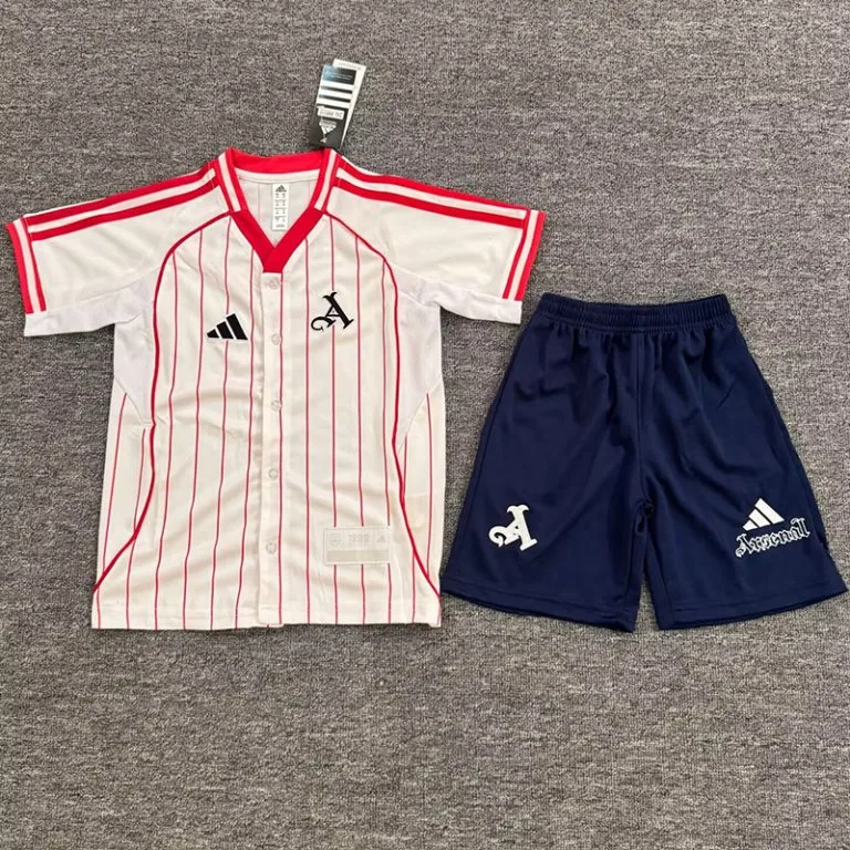 25-26 ARS - Camiseta de Béisbol Infantil - Blanco - Edición Casual