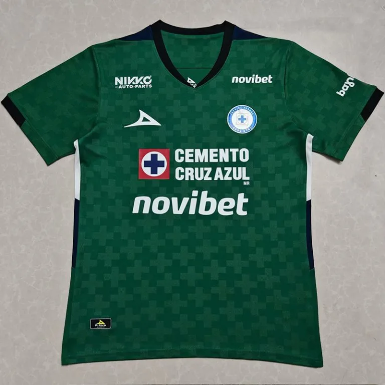 25-26 Cruz Azul - Camiseta Arquero Versión Hincha - Verde