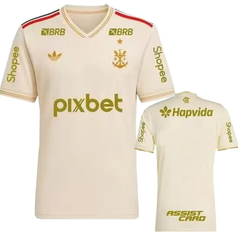 25-26 Flamengo - Camiseta Versión Hincha - Tercera - Print - Sponsor
