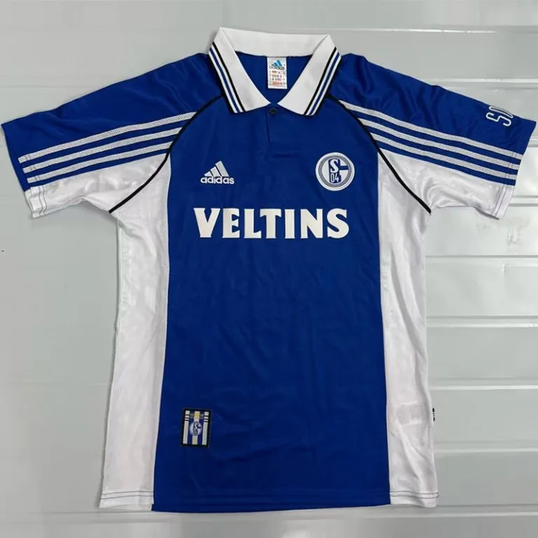1998-2000 Schalke 04 - Camiseta RETRO - Titular