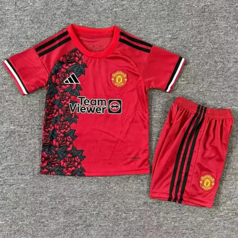 25-26 Man Utd - Camiseta Infantil - Rojo - Edición especial